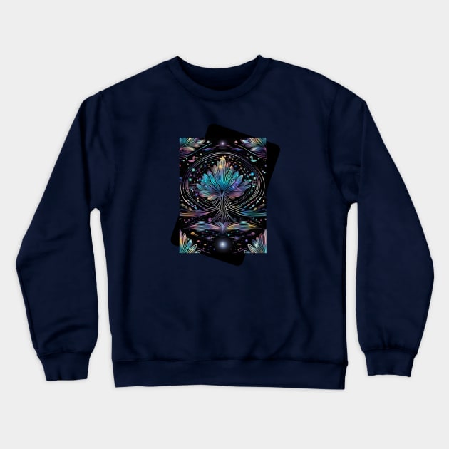 Tree of nature colorful Crewneck Sweatshirt by Whisky1111